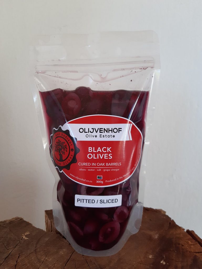 black olives pitted halves